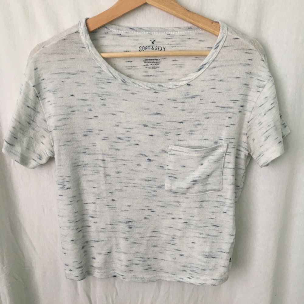 AEO | Soft and Sexy Plus Pocket T-Shirt